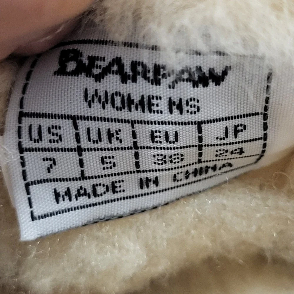 Bearpaw Tall Navy Blue Suede Sheepskin Fur Lined Winter Boots Womens‎ size 7